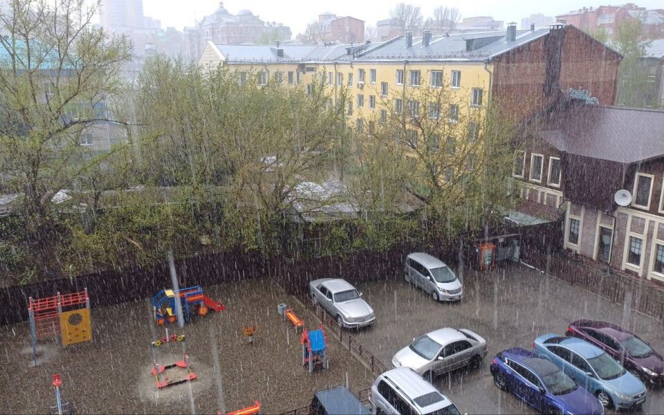    Дождь в Барнауле