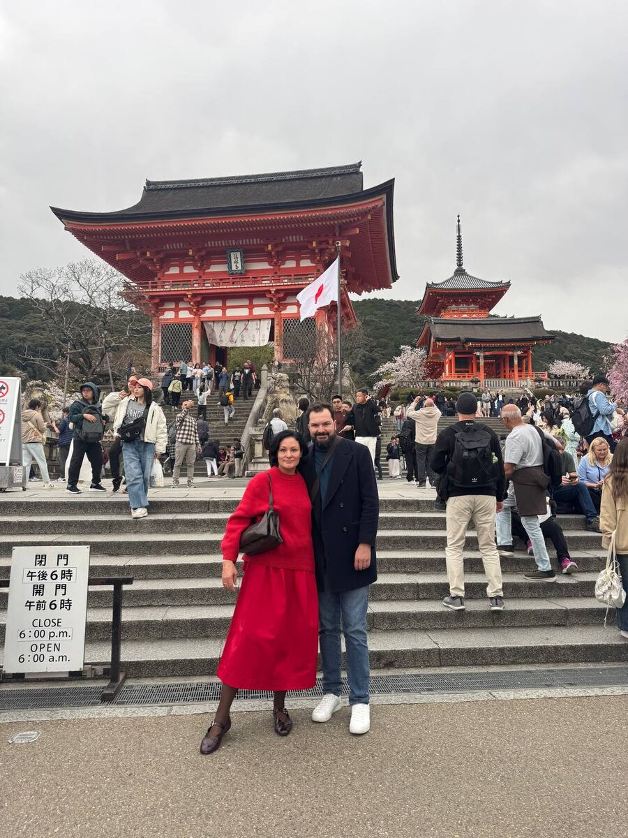 Екатерина Мириманова с мужем