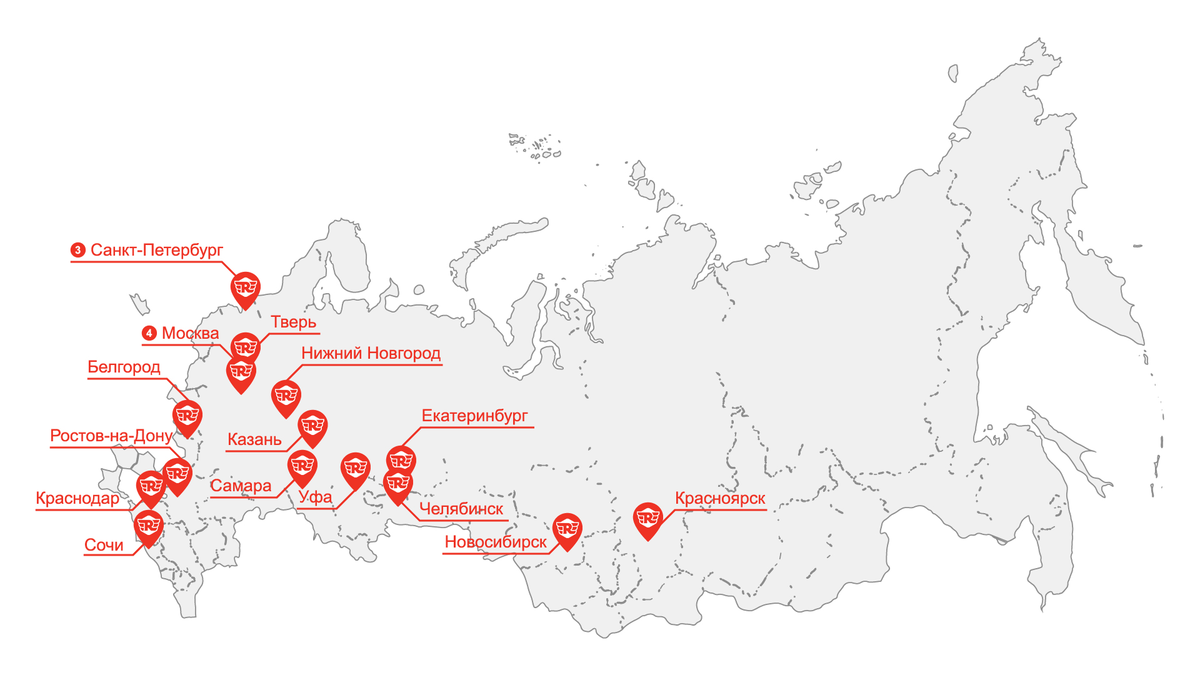 Дилерские центы Royal Enfield в России