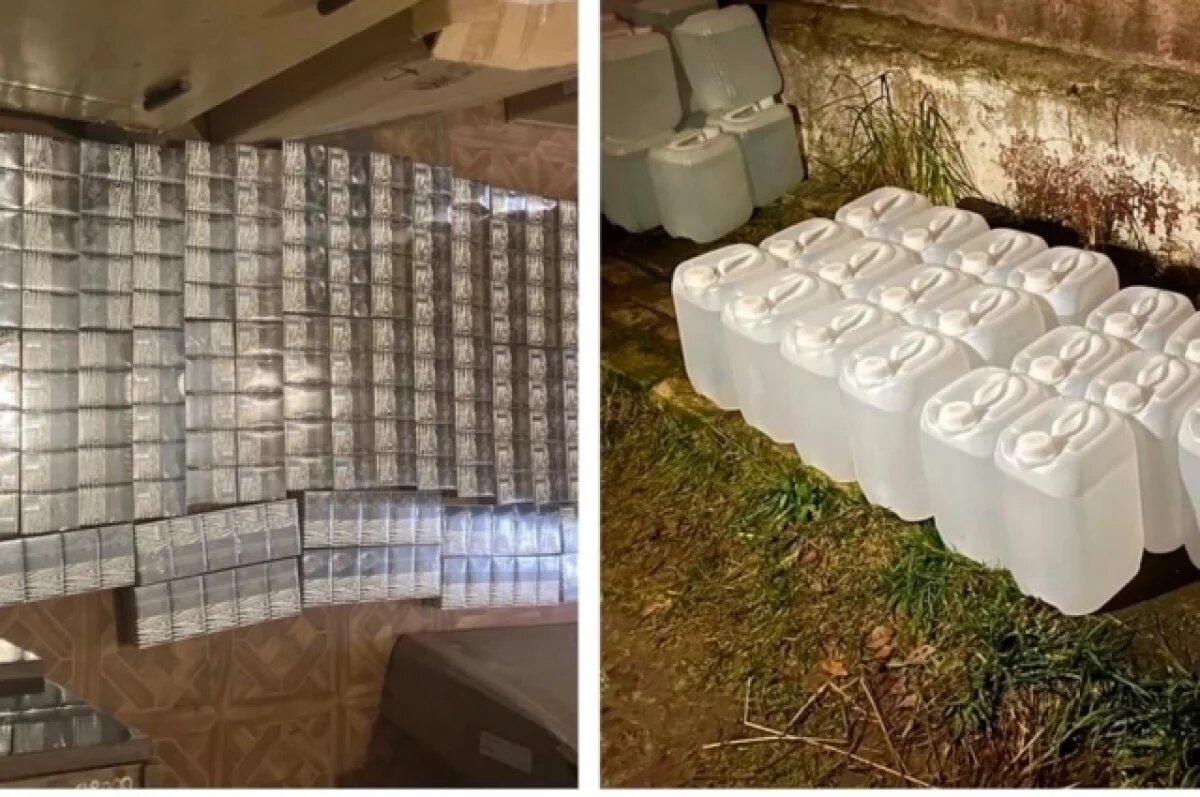    127 тысяч пачек контрафактных сигарет изъяли у трех брянских группировок