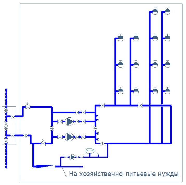 Схема системы ВПВ