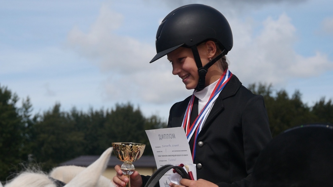 Одна из победительниц турнира.