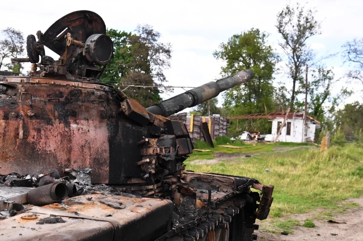    Уничтоженная бронетехника ВСУ