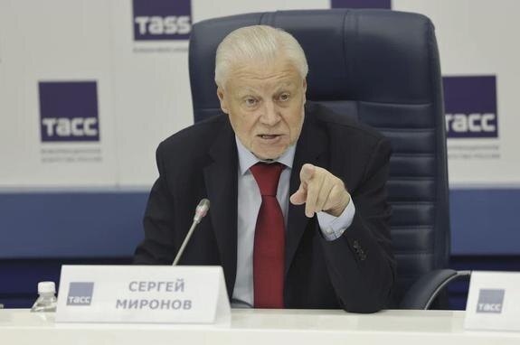    Сергей Миронов, председатель партии «Справедливая Россия – За правду»