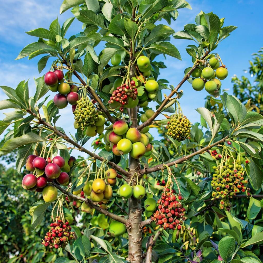 Так не бывает!!! Можно прививать только совместимые виды!