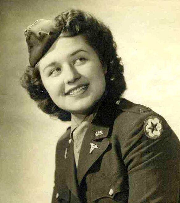 Военная медсестра Матильда о’Доннер Макелрой.  Изображение из открытых источников.