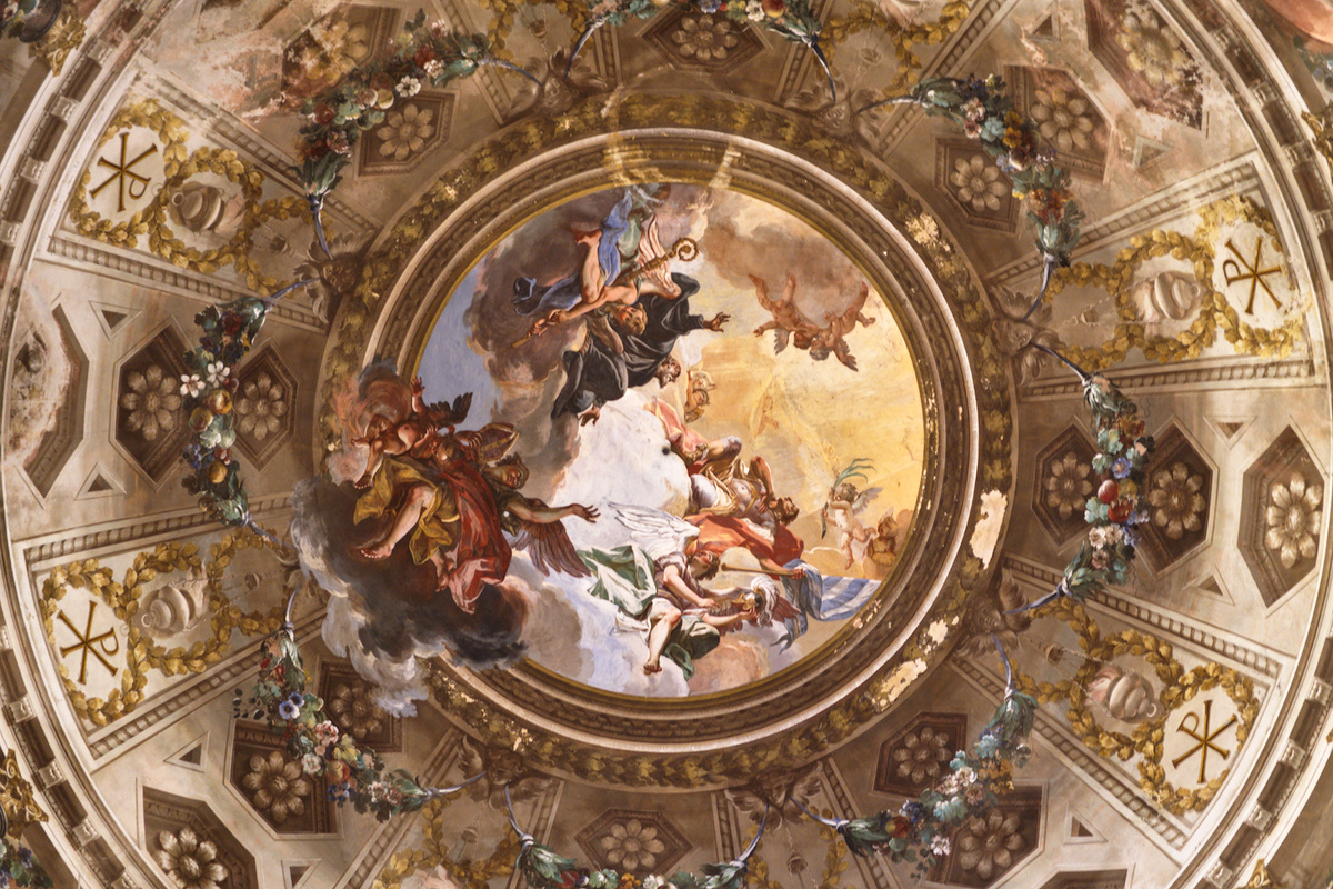 Мозаики купола Сан-Витале