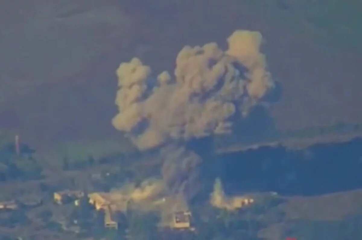    Бомба разнесла командный пункт «президентской» бригады НГУ под Купянском