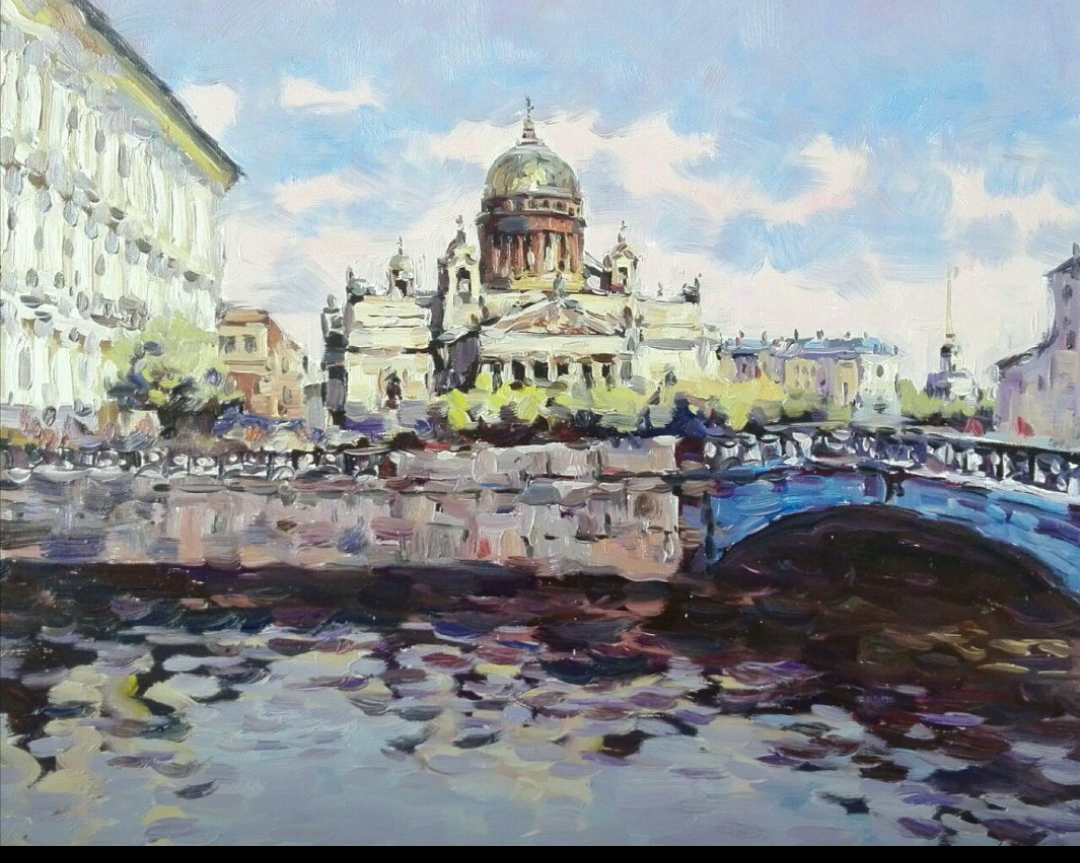 Светлый Питер на картинах художника