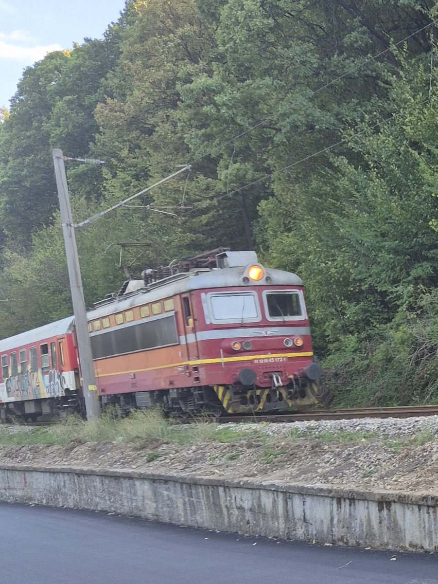 "Расписной" поезд.
