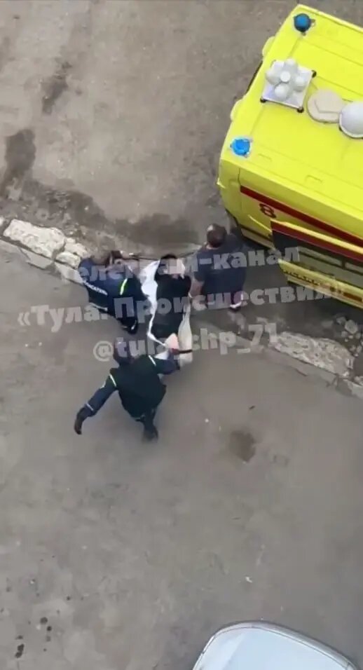    Фото: скриншот из видео в телеграм-канале «Тула. Происшествия»