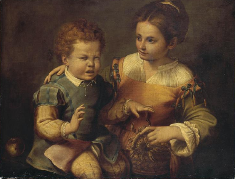 (?)С. Ангиссола. Мальчик, укушенный раком. Собрание Прадо.