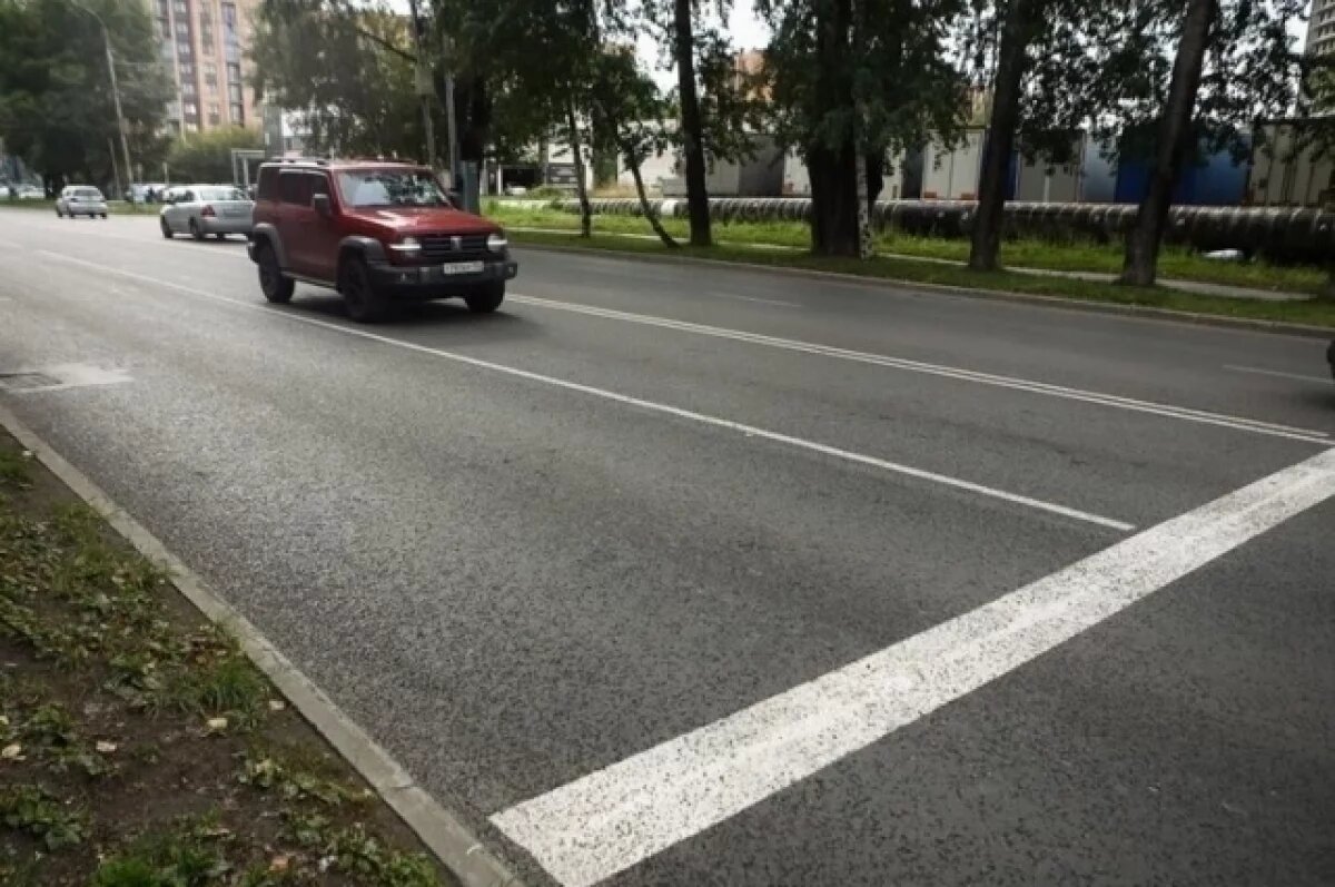    Рекордный объем дорожной разметки будет нанесен в Новосибирске