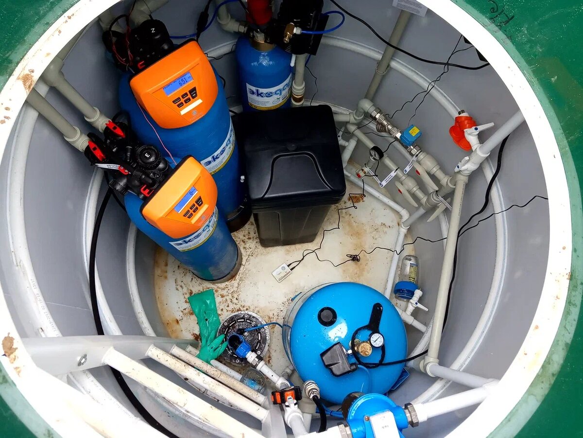 Система водоподготовки в кессоне