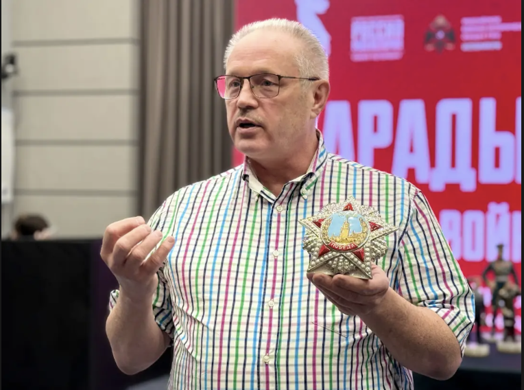 На открытии выставки «Парады Великой войны»