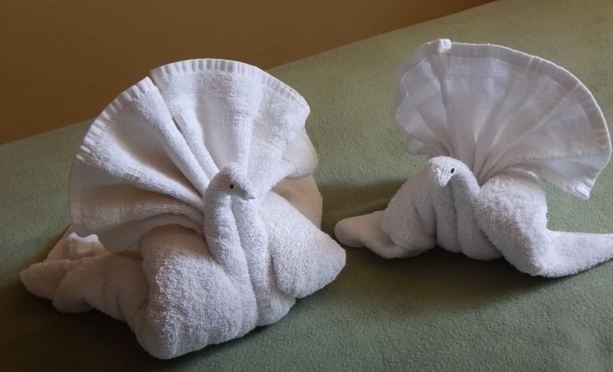 Фото: Prt Scr youtube.com / Towel folding tutorial