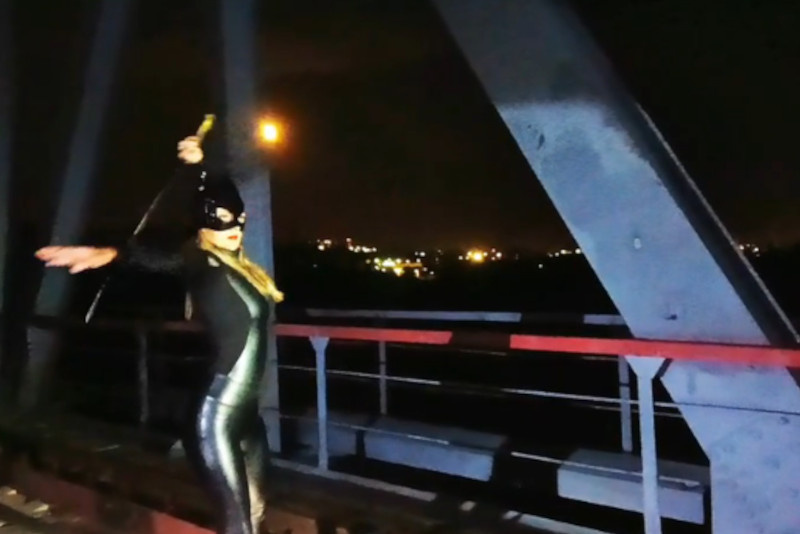    Камышанка Анисия Юрьева примерила на себя образ женщины-кошки