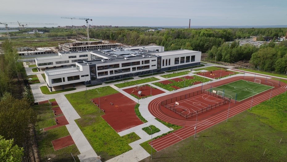    школа №425 им. академика П. Л. Капицы в Кронштадте Автор фото: пресс-служба "ГК Алькор"