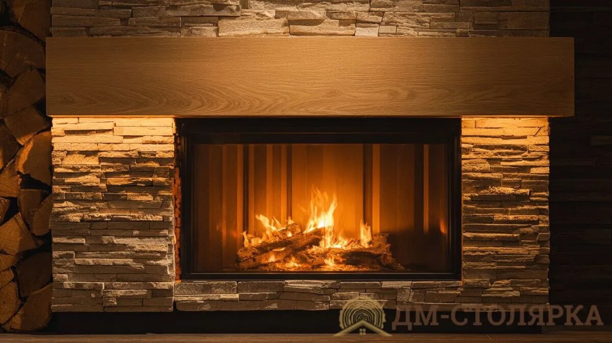 Не просто камин, а характер: как дерево преображает огонь
