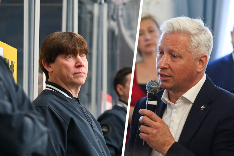    Игорь Гришин (слева) и Игорь Ларионов / фото: hcnh.ru, «БИЗНЕС Online»