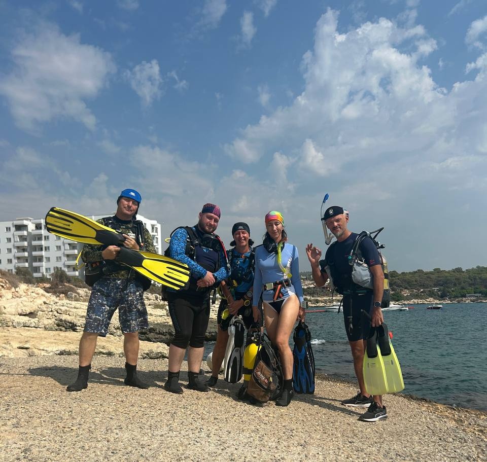 Наша бравая команда сегодня. Когда заходили было еще солнечно