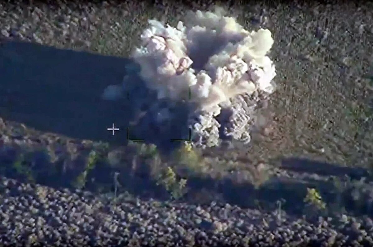    Российский «Искандер» уничтожил украинскую пусковую установку «Нептун».