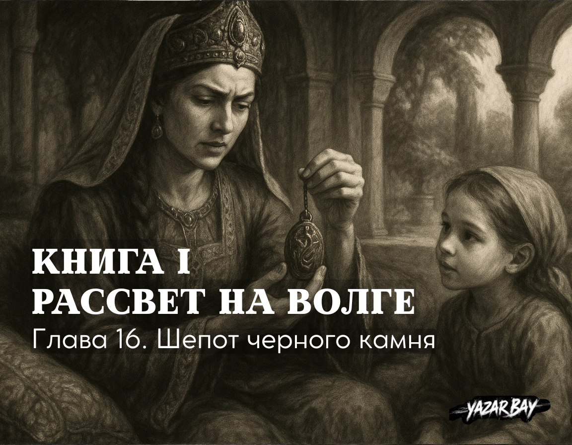 В тихих покоях дворца жена эмира догадывается о страшной тайне загадочного амулета. ©Язар Бай