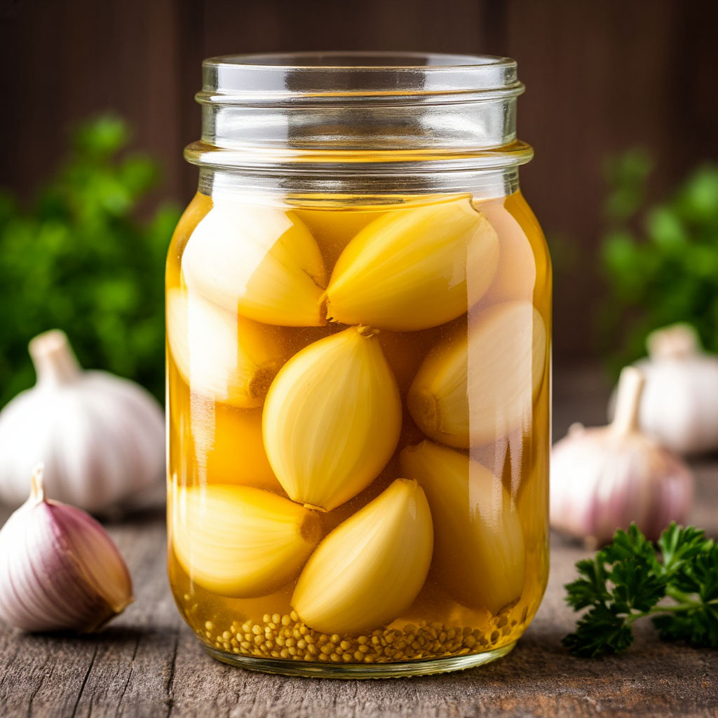 Маринованный чеснок