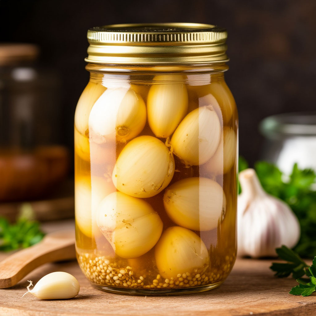 Маринованный чеснок