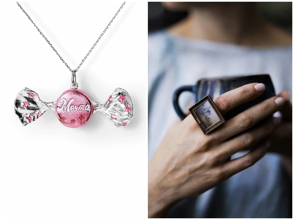 Украшения, созданные в рамках проекта "Штуки в Руки"