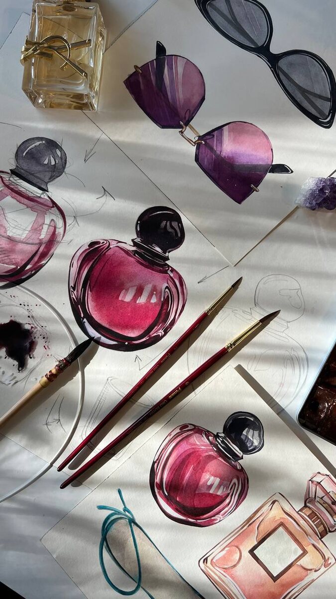 Акварельная иллюстрация