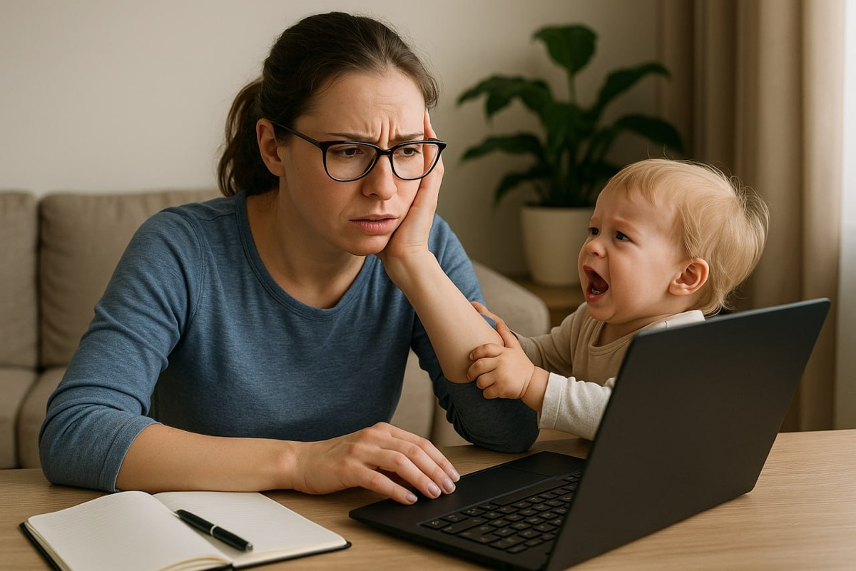 работа в декрете, хаос дома, менеджер маркетплейсов будни