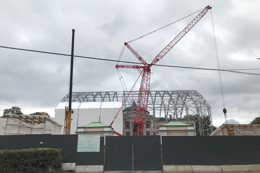 Реставрация усадьбы Останкино. Фотография Якуцени С.П. ©