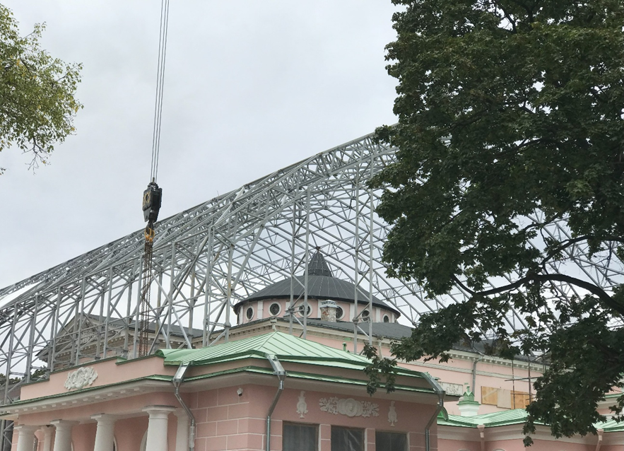 Реставрация усадьбы Останкино. Фотография Якуцени С.П. ©