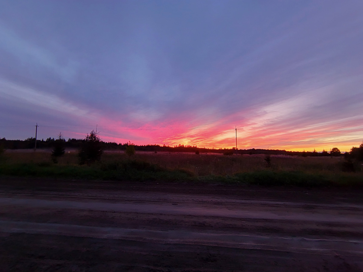 Августовский закат