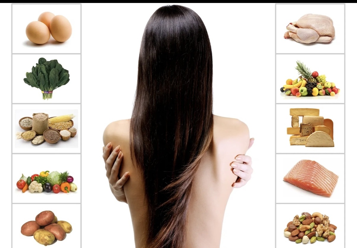 Продукты для здоровых волос 😊