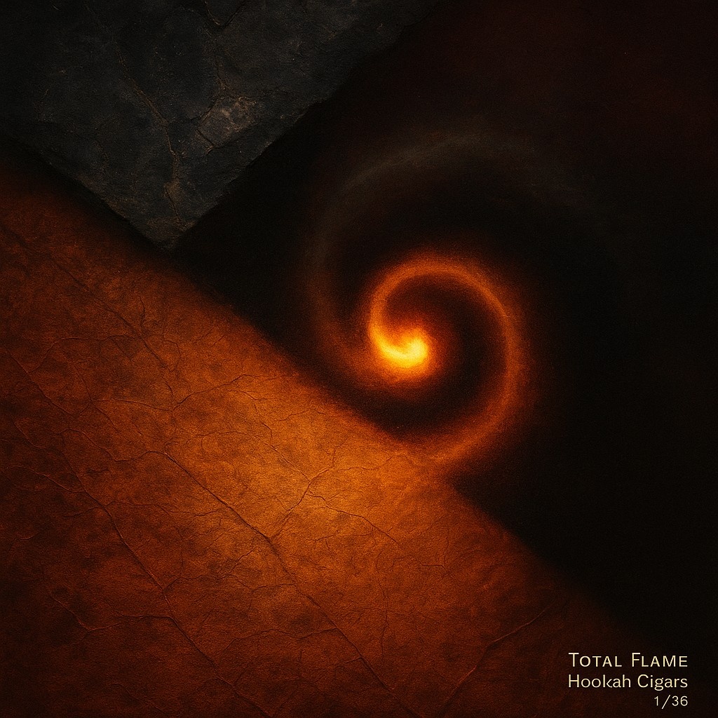 Total Flame Hookah Cigars Smoke Art 1/36