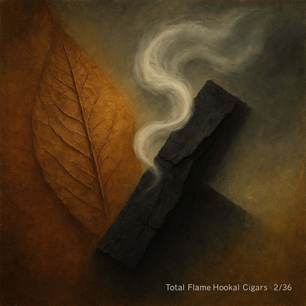 Total Flame Hookah Cigars Smoke Art 2/36