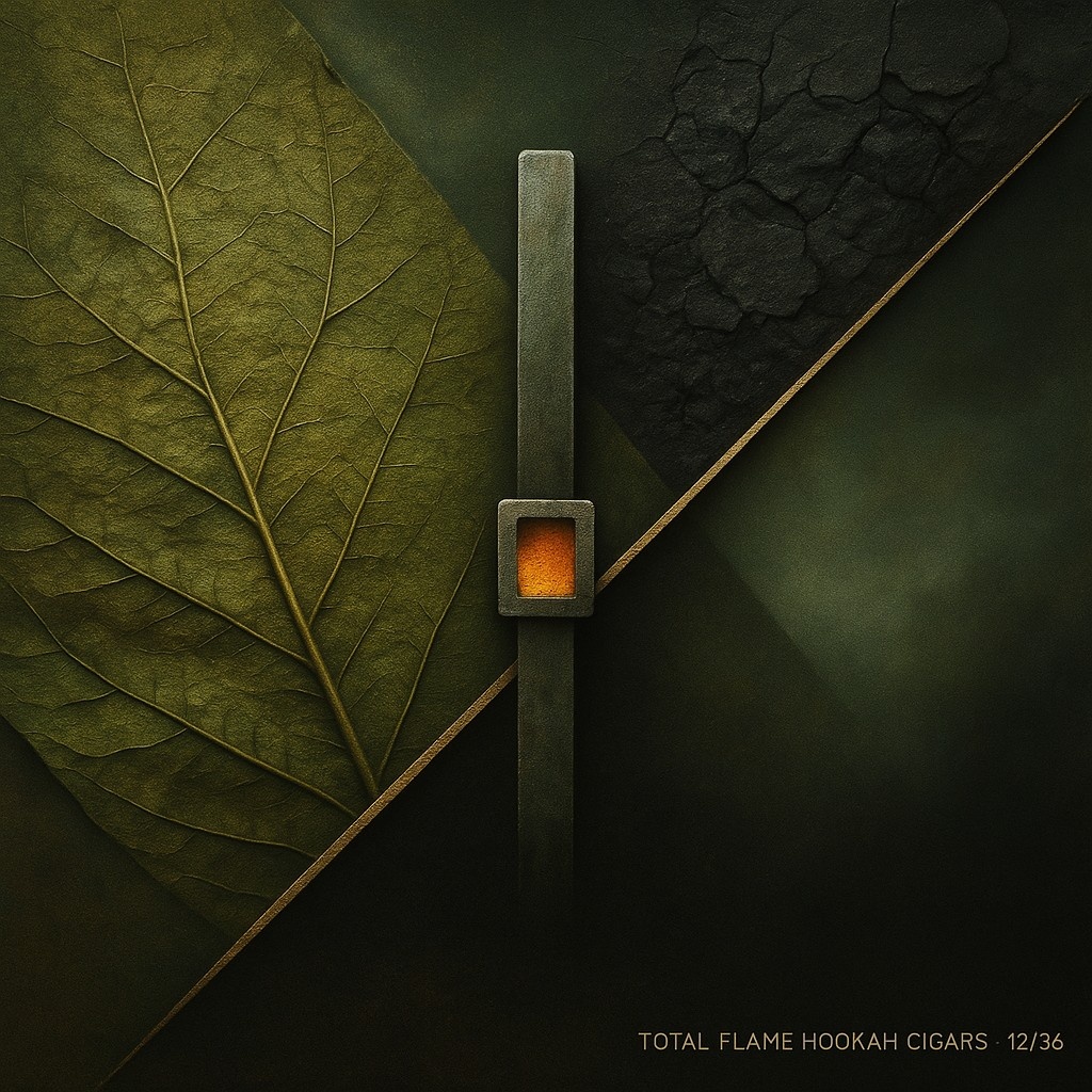 Total Flame Hookah Cigars Smoke Art 12/36