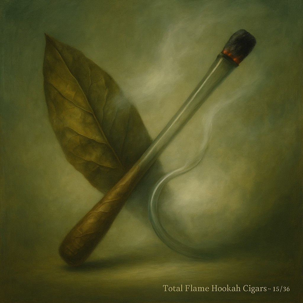 Total Flame Hookah Cigars Smoke Art 15/36