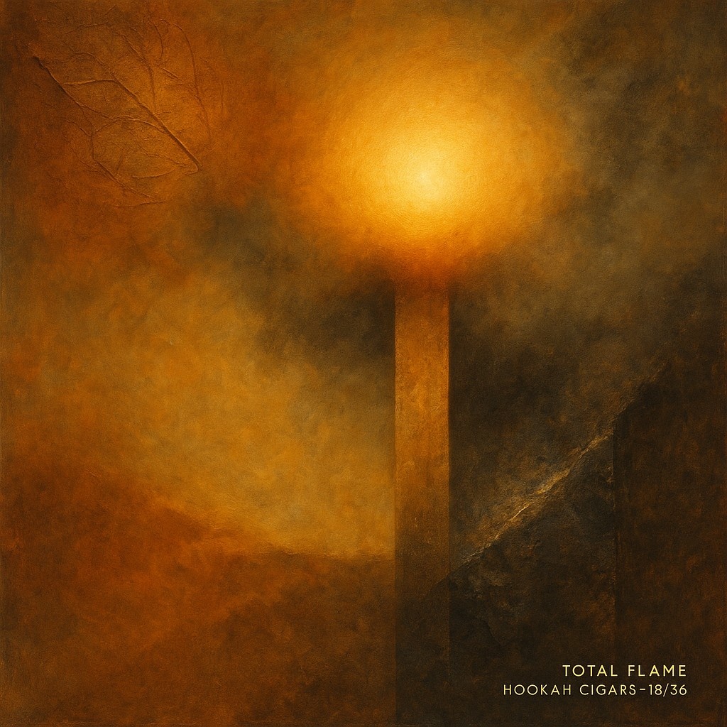 Total Flame Hookah Cigars Smoke Art 18/36