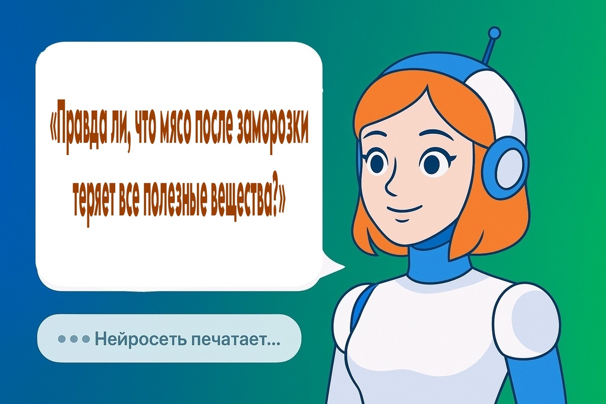  «Правда ли, что мясо после заморозки теряет все полезные вещества?»