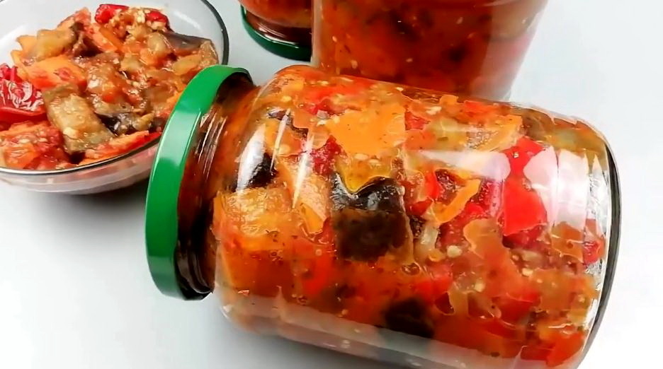 Знаменитый АДЖАПСАНДАЛ ВКУСНАЯ ЗАГОТОВКА!ЗИМОЙ ПАЛЬЧИКИ ОБЛИЖЕШЬ!Самые Вкусные БАКЛАЖАНЫ на зиму