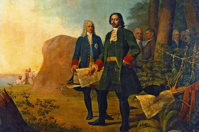    «Петр Великий. Основание Санкт-Петербурга». Картина Алексея Венецианова. Фото: Public Domain