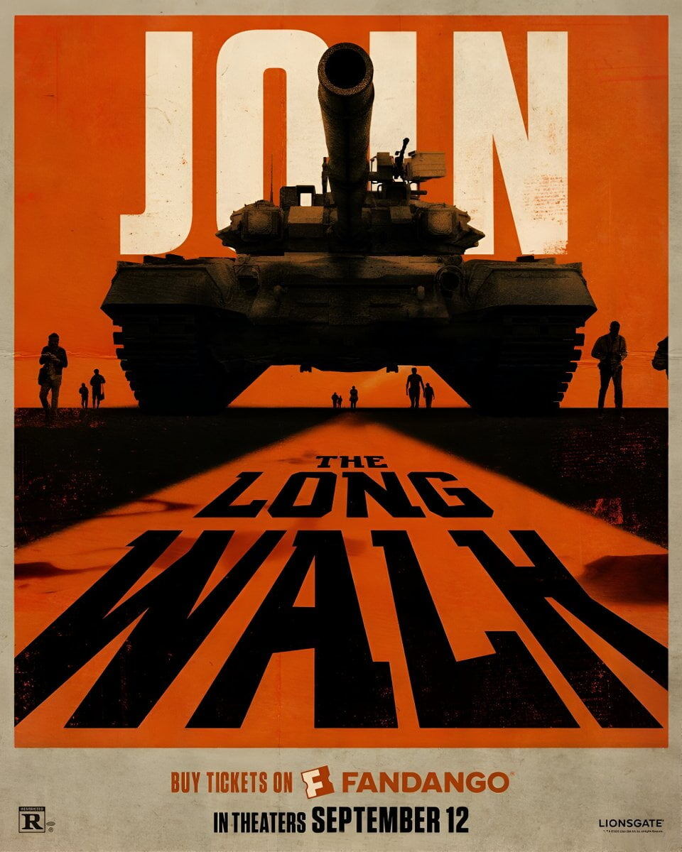   Танк Т-90М «Прорыв» на постере фильма The Long Walk
