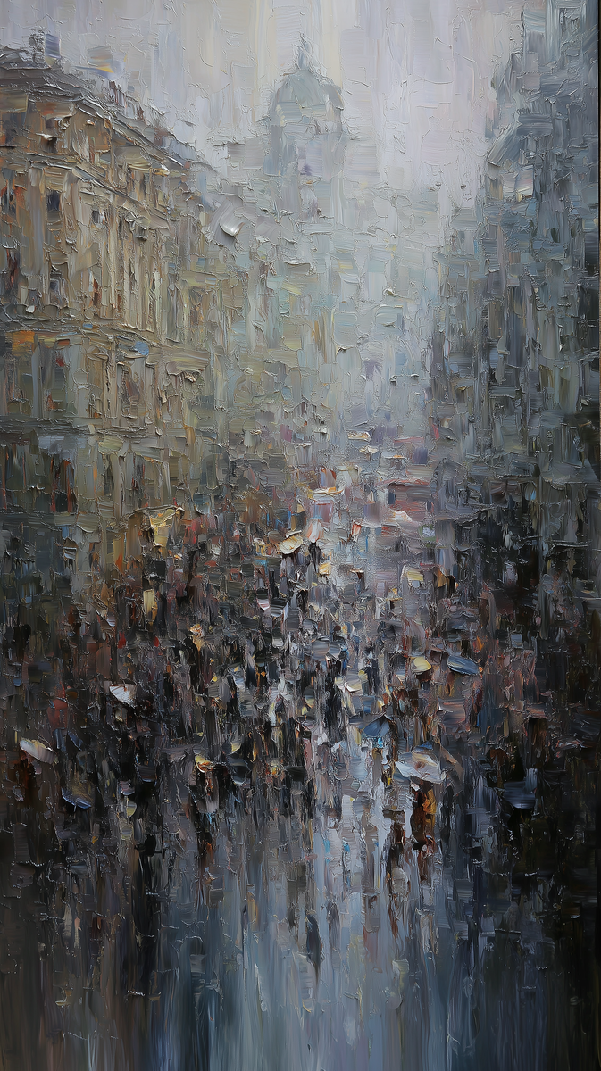 Улица в пасмурный день