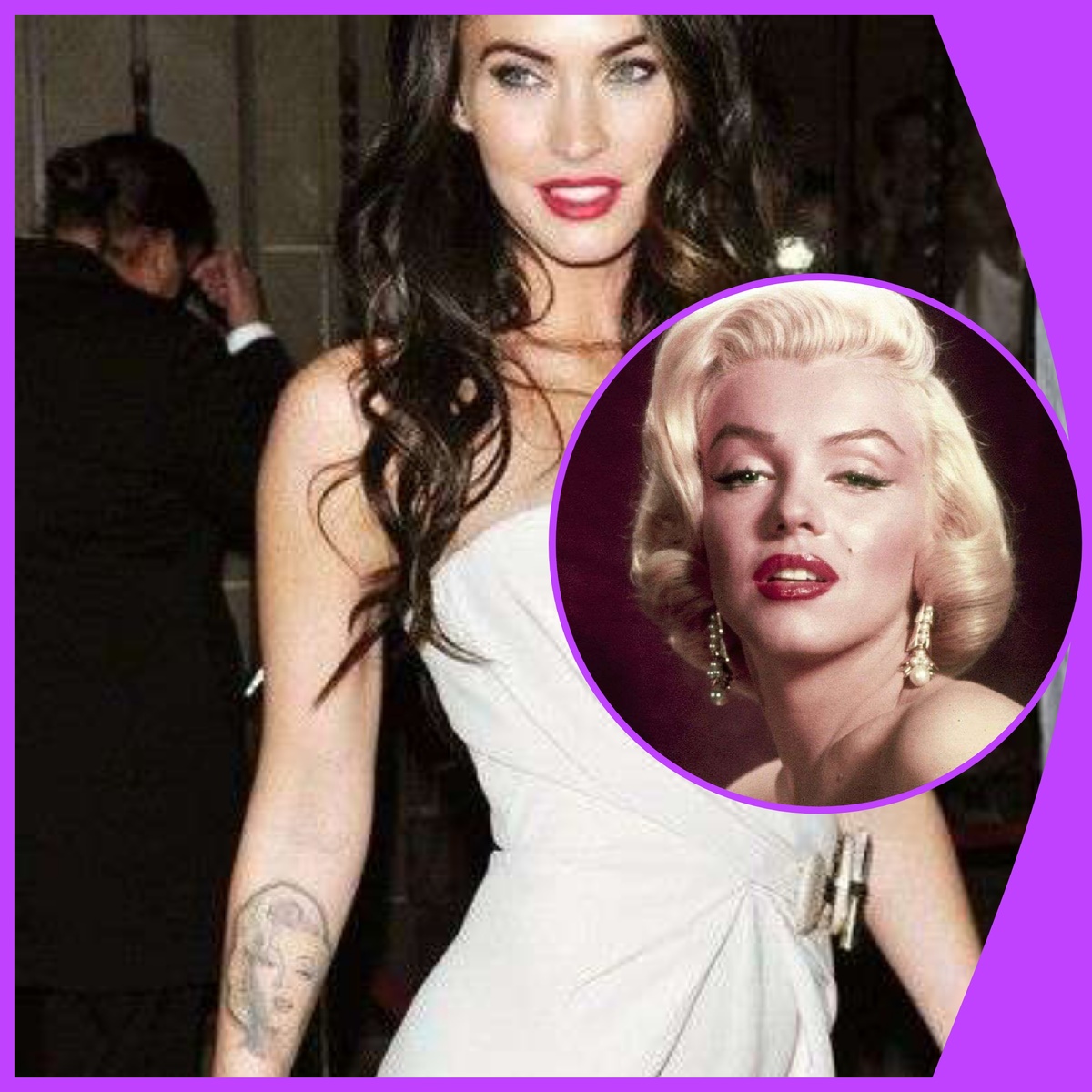 Красивая Меган Фокс фанатела по красивой Мэрилин Монро, но... недолго