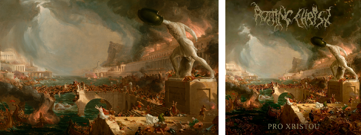 «Destruction», 1836 - Thomas Cole (1801-1848)