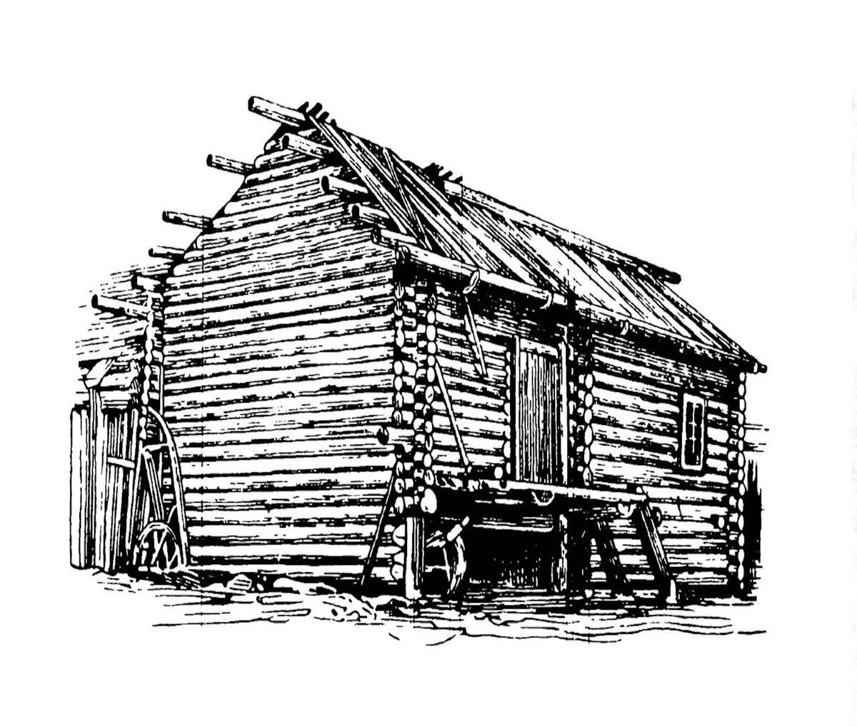 Дом с избой и сенями