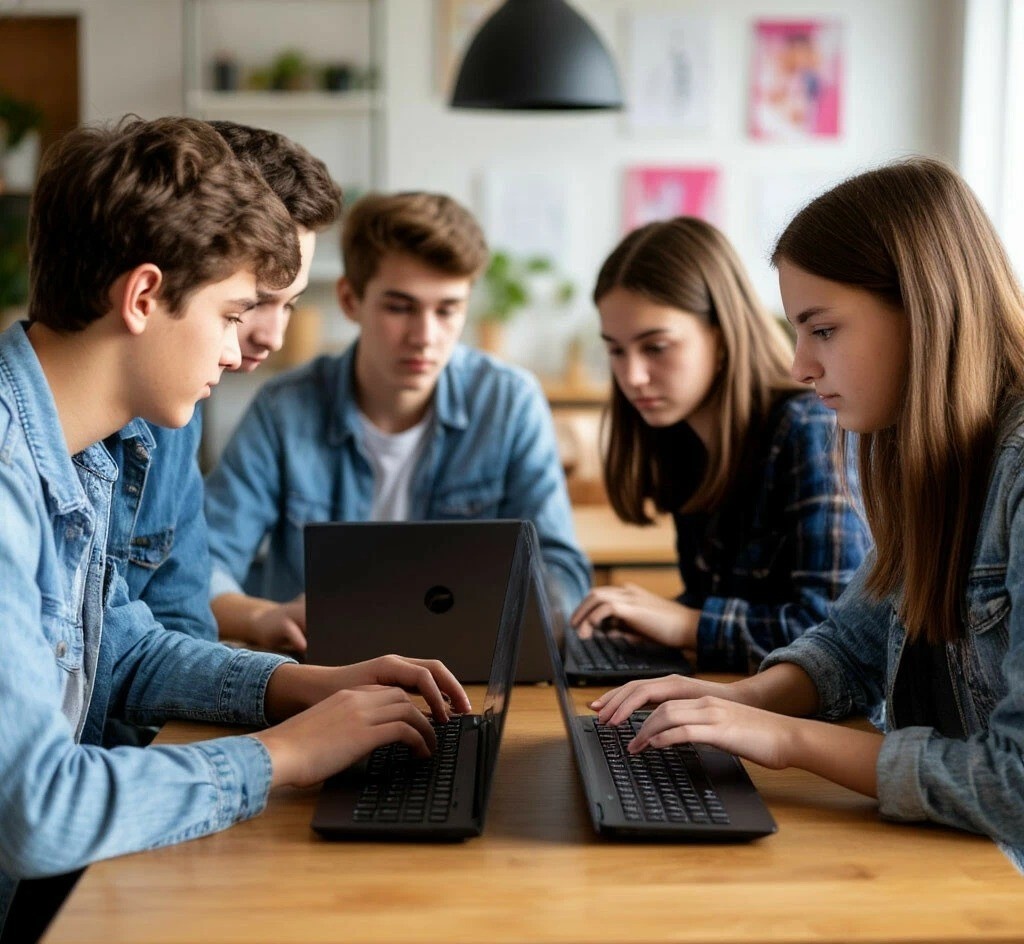 Подростки выбирают виртуальное общение.